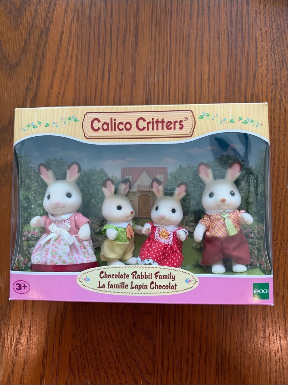 Chocolate Rabbit Family - Calico Critters NIB